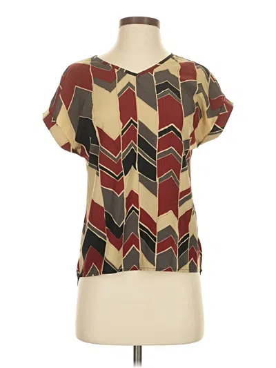 Pre-owned Shein Short Sleeve T-shirt In Brown