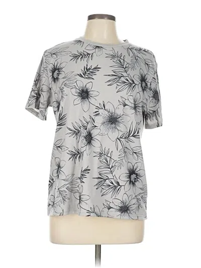 Pre-owned Shein Short Sleeve T-shirt In Gray