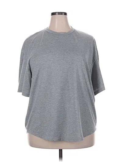 Pre-owned Shein Short Sleeve T-shirt In Gray