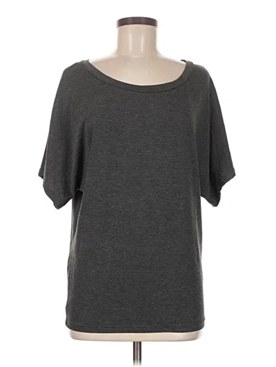 Pre-owned Shein Short Sleeve T-shirt In Gray