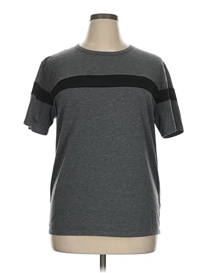 Pre-owned Shein Short Sleeve T-shirt In Gray