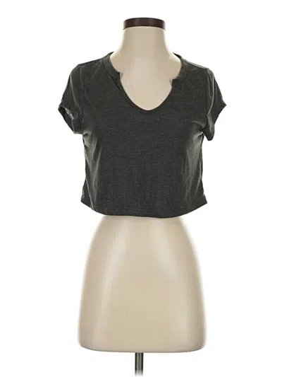 Pre-owned Shein Short Sleeve T-shirt In Gray