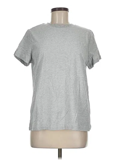 Pre-owned Shein Short Sleeve T-shirt In Gray