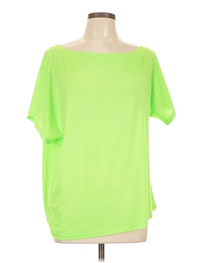 Pre-owned Shein Short Sleeve T-shirt In Green