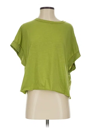 Pre-owned Shein Short Sleeve T-shirt In Green