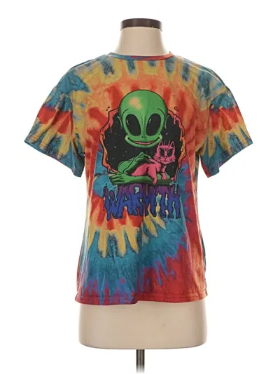 Pre-owned Shein Short Sleeve T-shirt In Green