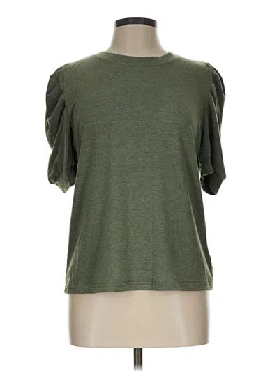 Pre-owned Shein Short Sleeve T-shirt In Green