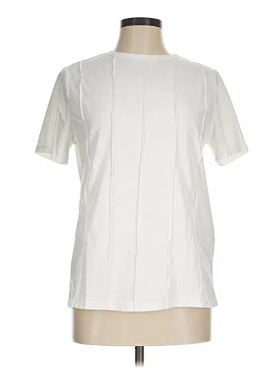 Pre-owned Shein Short Sleeve T-shirt In Ivory