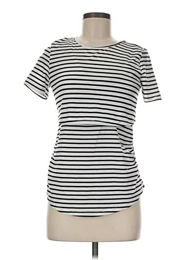 Pre-owned Shein Short Sleeve T-shirt In Ivory