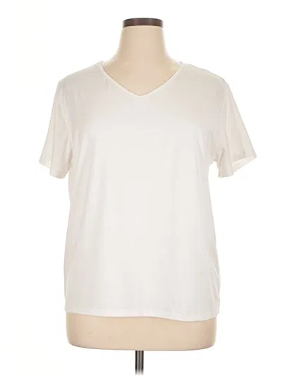 Pre-owned Shein Short Sleeve T-shirt In Ivory