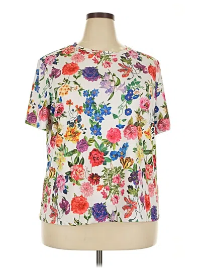 Pre-owned Shein Short Sleeve T-shirt In Ivory