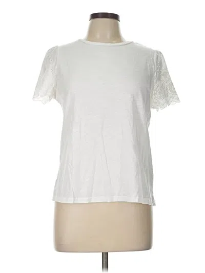 Pre-owned Shein Short Sleeve T-shirt In Ivory