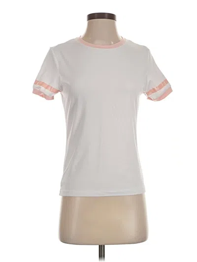 Pre-owned Shein Short Sleeve T-shirt In Ivory
