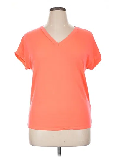 Pre-owned Shein Short Sleeve T-shirt In Orange
