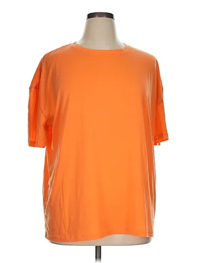 Pre-owned Shein Short Sleeve T-shirt In Orange