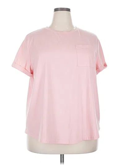 Pre-owned Shein Short Sleeve T-shirt In Pink