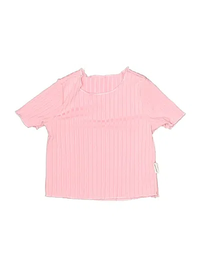 Pre-owned Shein Babies' Short Sleeve T-shirt In Pink