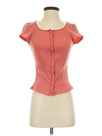Pre-owned Shein Short Sleeve T-shirt In Pink