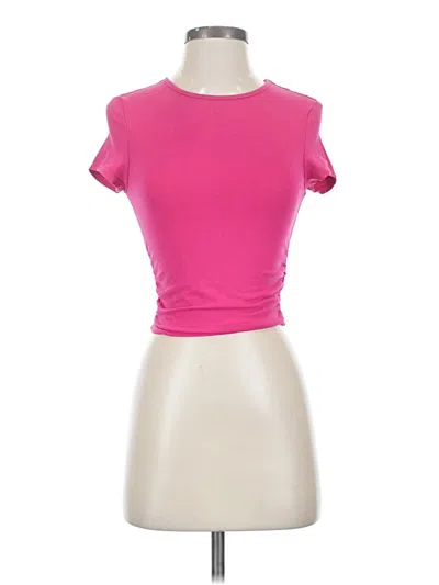 Pre-owned Shein Short Sleeve T-shirt In Pink