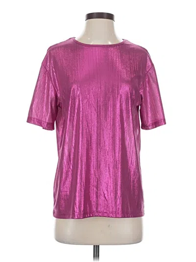 Pre-owned Shein Short Sleeve T-shirt In Pink