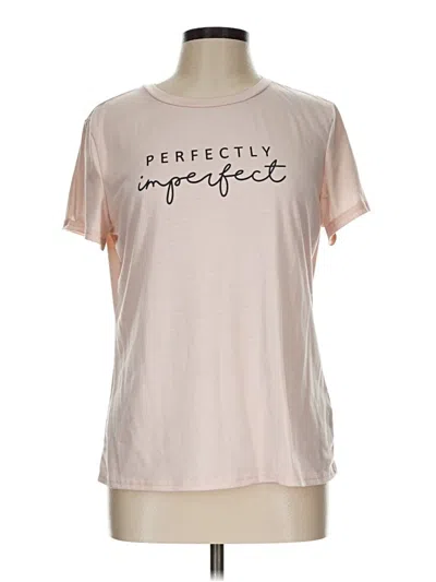 Pre-owned Shein Short Sleeve T-shirt In Pink