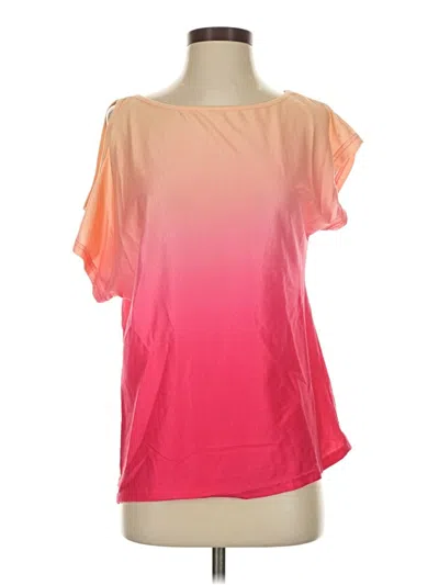 Pre-owned Shein Short Sleeve T-shirt In Pink