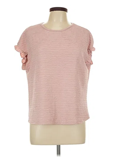 Pre-owned Shein Short Sleeve T-shirt In Pink