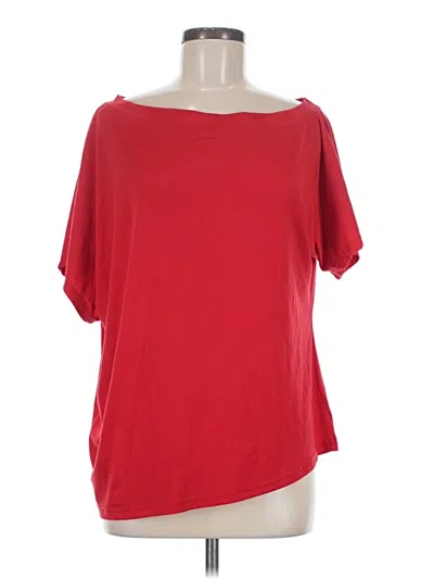 Pre-owned Shein Short Sleeve T-shirt In Red