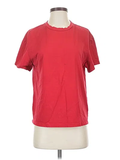 Pre-owned Shein Short Sleeve T-shirt In Red