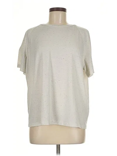 Pre-owned Shein Short Sleeve T-shirt In Silver