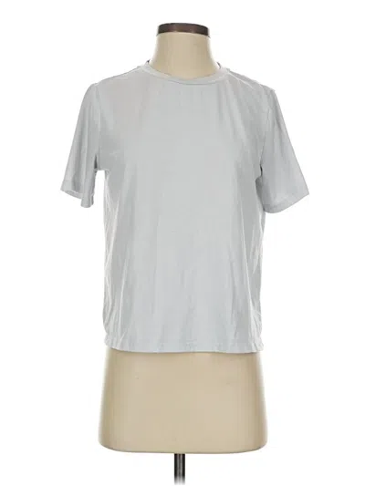 Pre-owned Shein Short Sleeve T-shirt In Silver