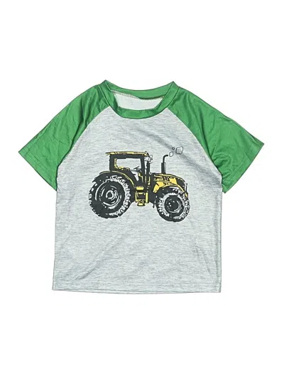 Pre-owned Shein Kids' Short Sleeve T-shirt In Silver
