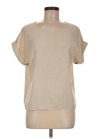 Pre-owned Shein Short Sleeve T-shirt In Tan