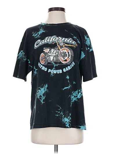 Pre-owned Shein Short Sleeve T-shirt In Teal