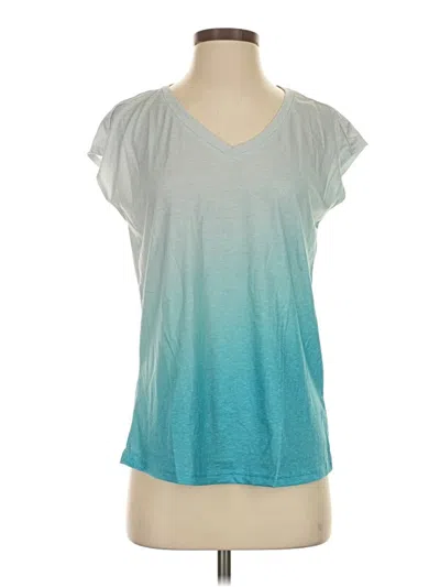 Pre-owned Shein Short Sleeve T-shirt In Teal
