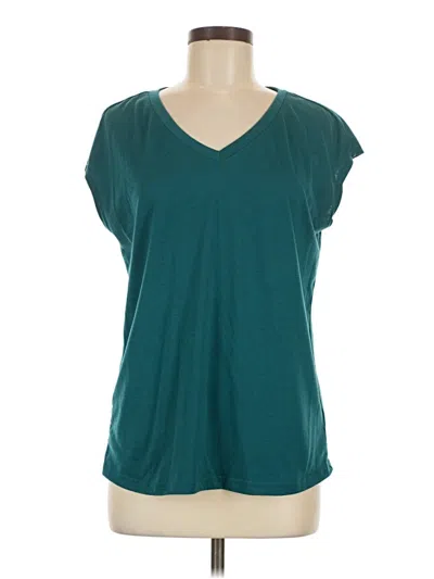 Pre-owned Shein Short Sleeve T-shirt In Teal