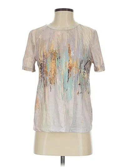 Pre-owned Shein Short Sleeve T-shirt In White