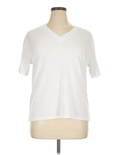 Pre-owned Shein Short Sleeve T-shirt In White