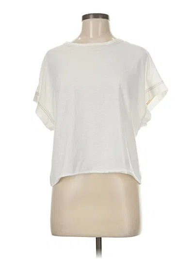 Pre-owned Shein Short Sleeve T-shirt In White