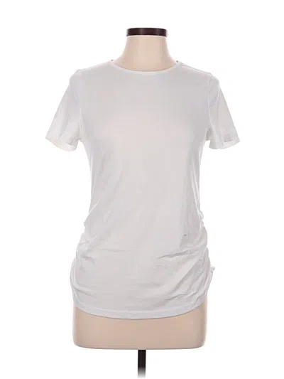 Pre-owned Shein Short Sleeve T-shirt In White