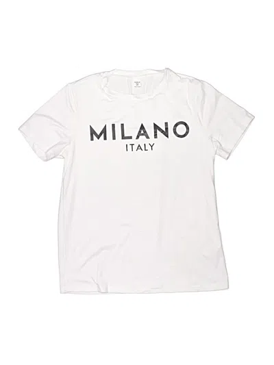 Pre-owned Shein Kids' Short Sleeve T-shirt In White