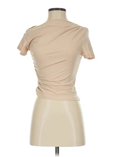 Pre-owned Shein Short Sleeve Turtleneck In Brown