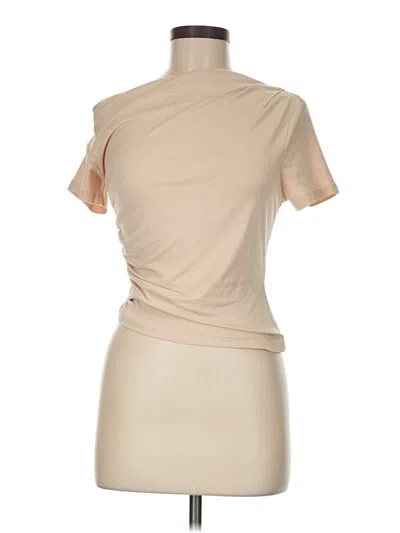 Pre-owned Shein Short Sleeve Turtleneck In Brown