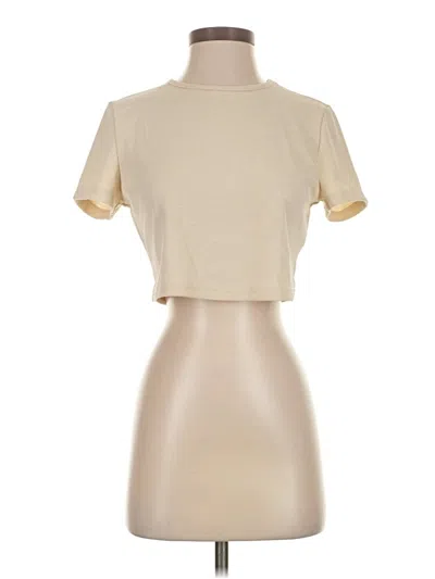 Pre-owned Shein Short Sleeve Turtleneck In Brown