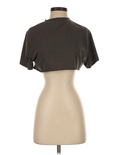Pre-owned Shein Short Sleeve Turtleneck In Brown