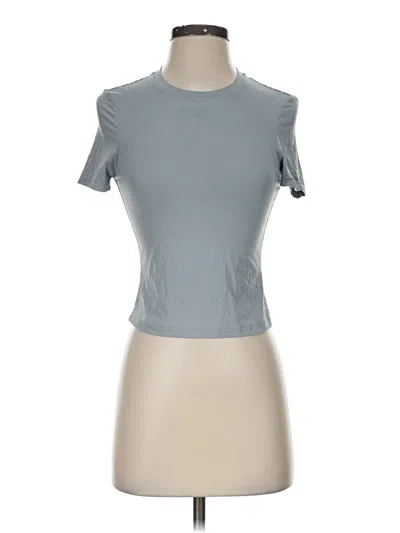 Pre-owned Shein Short Sleeve Turtleneck In Gray