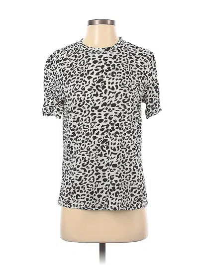 Pre-owned Shein Short Sleeve Turtleneck In Silver