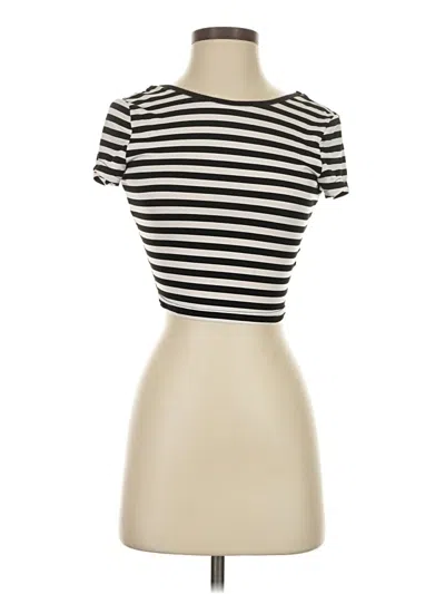 Pre-owned Shein Short Sleeve Turtleneck In White