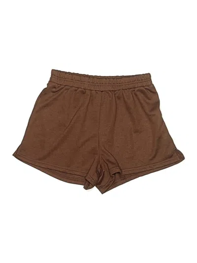 Pre-owned Shein Shorts In Brown