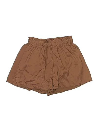 Pre-owned Shein Shorts In Brown